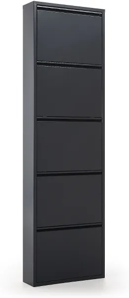 Ode, Skoreol, sort, H169x50x15 cm